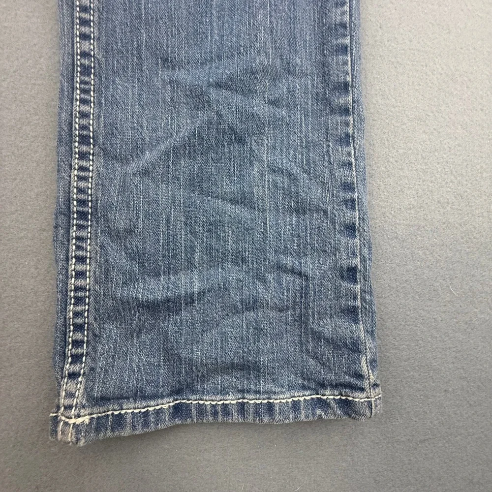Cody James Jeans Mens 30x30 Blue Western Straight Leg Heavy Stitch Denim